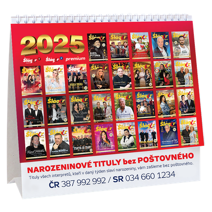 Kalendář Šlágr 2025